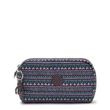 Kipling Gleam Printed Pouch Vesker Grå | NO 1076FD